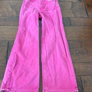 Hot pink jeans